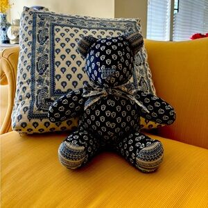 Pierre Deux Fabric Teddy Bear